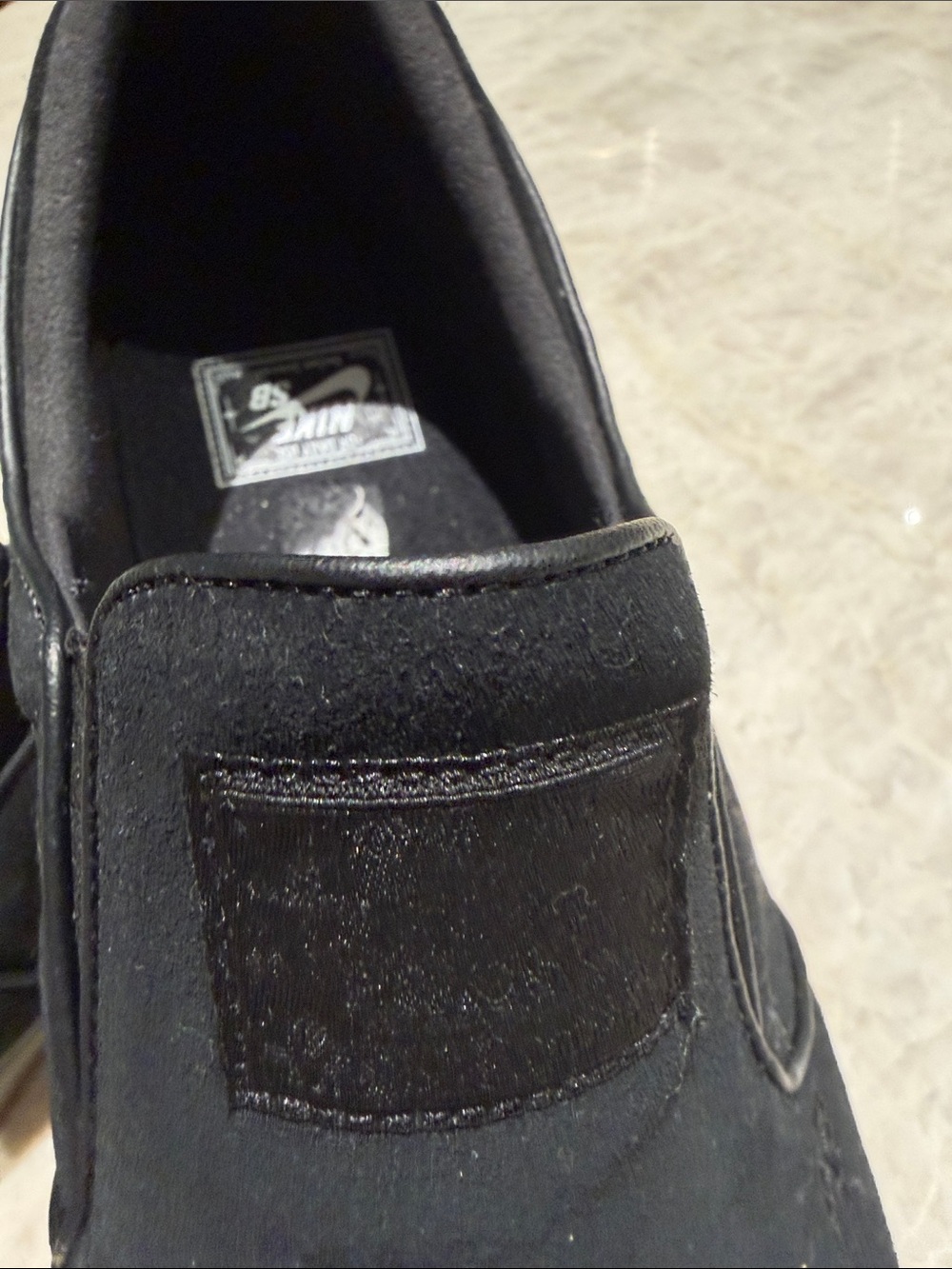 Nike Black Slip-On Loafers - Picture 3 of 5
